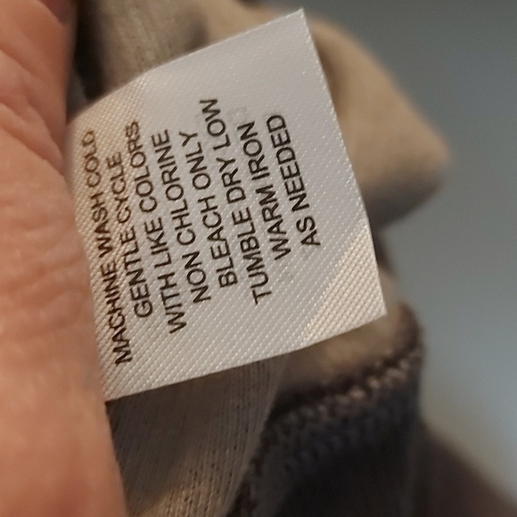 NWT Johnnie-O Shields Raglan Sleeve Lightweight Sweatshirt Charcoal Size XXL - Picture 8 of 8